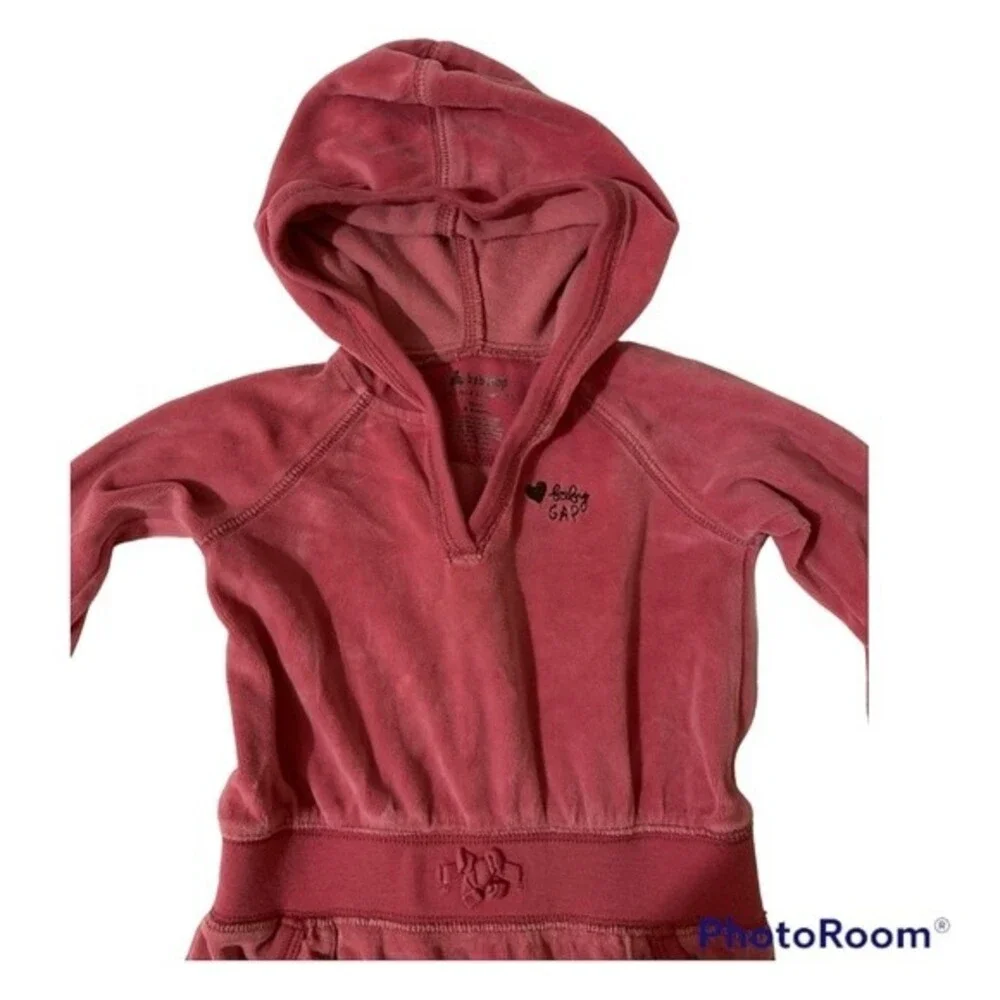 Baby Gap Brannan's Favorites Infant Hooded Long Sleeve Dress Size 12-18M